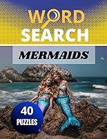 Algopix Similar Product 15 - Mermaids Word Search Large print