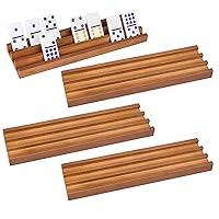 Algopix Similar Product 18 - Wooden Domino Racks Set of 4 Pcs Wood