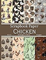 Algopix Similar Product 8 - Chicken Scrapbook Paper Poultry Themed