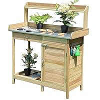 Algopix Similar Product 20 - Giantex Potting Bench Table for Outside