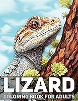 Algopix Similar Product 14 - Lizard Coloring Book For Adults 50