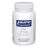 Algopix Similar Product 17 - Pure Encapsulations ONE Omega  Fish