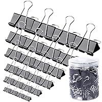 Algopix Similar Product 18 - 120 Pcs Binder Clips  Paper Clamps