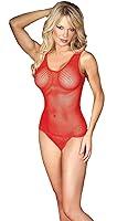Algopix Similar Product 8 - Bewicked Spandex Net Mini Tank Set - Red