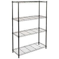 Algopix Similar Product 14 - Amazon Basics 4Shelf Adjustable Heavy