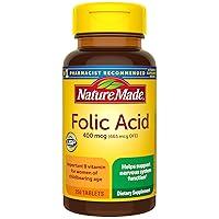 Algopix Similar Product 5 - Nature Made Folic Acid 400 mcg 665 mcg