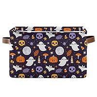 Algopix Similar Product 10 - Halloween Ghost Moon Storage Basket