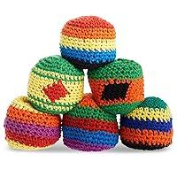 Algopix Similar Product 17 - BLUE PANDA 6 Pack Bean Bag Balls