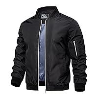 Algopix Similar Product 3 - QLZ Mens Bomber Jackets Varsity Flight