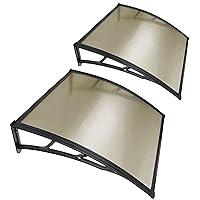 Algopix Similar Product 18 - Yescom 2Pcs 40X40 Window Patio Awning