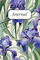 Algopix Similar Product 11 - Elegant Purple Iris Journal 100 Blank