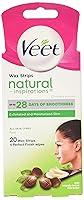 Algopix Similar Product 15 - Veet Face Cold Wax Strips Naturals for