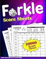 Algopix Similar Product 4 - Farkle score sheets Large Print Score