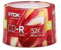 Algopix Similar Product 10 - TDK CDR80CB50 CDR Data 80 Minute