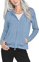 Algopix Similar Product 1 - Coolibar UPF 50 Womens Seaside Hoodie