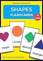 Algopix Similar Product 8 - Shapes Flash Cards  Early Learning 