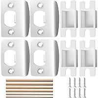 Algopix Similar Product 13 - Nkiy Quen 4 Pack Door Latch Strike