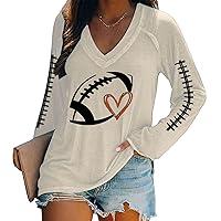 Algopix Similar Product 5 - Game Day Hooded Sweatshirt Women Heart