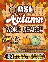 Algopix Similar Product 5 - ASL Autumn Word Search  100