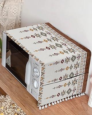 Best Deal for Rustic Boho Microwave Oven Top Cover, Machine