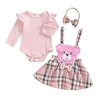 Algopix Similar Product 11 - Douhoow Infant Girl Fall Outfits Baby