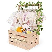 Algopix Similar Product 7 - LifeIdeas Wooden Baby Shower Crate