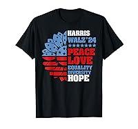 Algopix Similar Product 10 - Kamala Harris Tim Walz 2024 Peace LGBT