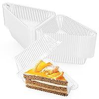 Algopix Similar Product 1 - Goiio 100 Pieces Cake Slice Plastic