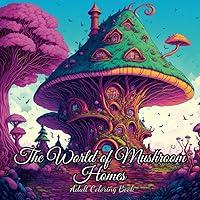 Algopix Similar Product 19 - The World of Mushroom Homes Coloring