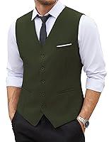 Algopix Similar Product 7 - COOFANDY Mens Formal Waistcoat