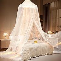 Algopix Similar Product 8 - Bed Canopy with Lights Bed Canopy for