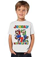 Algopix Similar Product 18 - Personalized Mario and Luigi Birthday