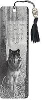 Algopix Similar Product 13 - Wolf Beaded Bookmark
