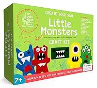Algopix Similar Product 20 - Little Monsters Beginners Sewing Kit 