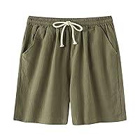 Algopix Similar Product 18 - Uaizbly Mens Linen Shorts Summer Casual