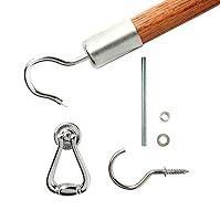 Algopix Similar Product 15 - Attic Ease Pweter Rod AEPSP Ladder Pull
