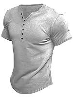 Algopix Similar Product 3 - Comdecevis Mens Henley Shirts Kint