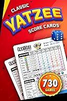 Algopix Similar Product 17 - Classic Yatzee Score Cards Portable