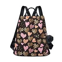 Algopix Similar Product 1 - MNSRUU Women Backpack Purse Leopard