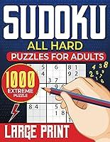 Algopix Similar Product 20 - Sudoku Hard Puzzles for Adults Very