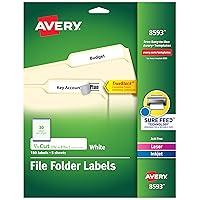 Algopix Similar Product 16 - Avery File Folder Labels with TrueBlock