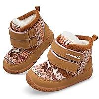 Algopix Similar Product 11 - XIHALOOK Boys Girls Ankle Boots Winter