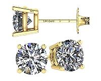 Algopix Similar Product 7 - Central Diamond Center 14K Solid Gold