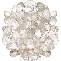 Algopix Similar Product 13 - 1lb Tumbled Clear Quartz Stone Large