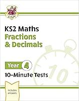 Algopix Similar Product 15 - KS2 Maths 10Minute Tests Fractions 