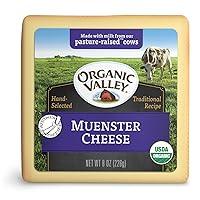 Algopix Similar Product 14 - Organic Valley Muenster Cheese Block 8