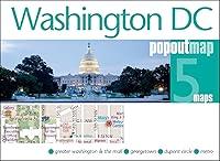 Algopix Similar Product 10 - Washington DC PopOut Map (PopOut Maps)