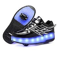 Algopix Similar Product 20 - HOVERKICKES LED Roller Skate Shoes for
