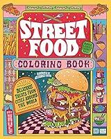 Algopix Similar Product 15 - Street Food Coloring Book Delicious