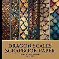 Algopix Similar Product 20 - Dragon Scales Scrapbook Paper